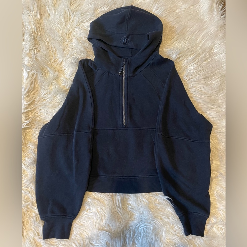 NWOT Blue Lululemon Half Zip Scuba